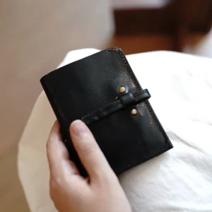 🖤 BLACK LEATHER – THE SLIM CLASSIC WALLET
