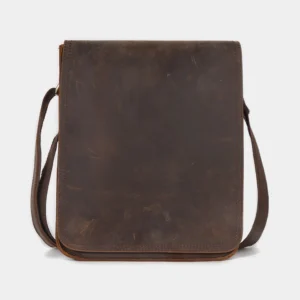 THE HICKORY – TOP-GRAIN COWHIDE BROWN LEATHER CROSSBODY BAG